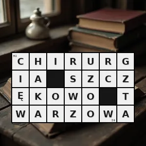 Rozwiązanie krzyżówki: dziedzina medycyny zajmująca się leczeniem operacyjnym schorzeń jamy ustnej części twarzowej głowy aż po dół przedni czaszki włącznie oraz szyi - chirurgia szczękowo-twarzowa | hasła, synonimy i podpowiedzi Hasło krzyżówkowe dziedzina medycyny zajmująca się leczeniem operacyjnym schorzeń jamy ustnej części twarzowej głowy aż po dół przedni czaszki włącznie oraz szyi - chirurgia szczękowo-twarzowa – rozwiązanie, synonimy, podpowiedzi i definicje krzyżówkowe